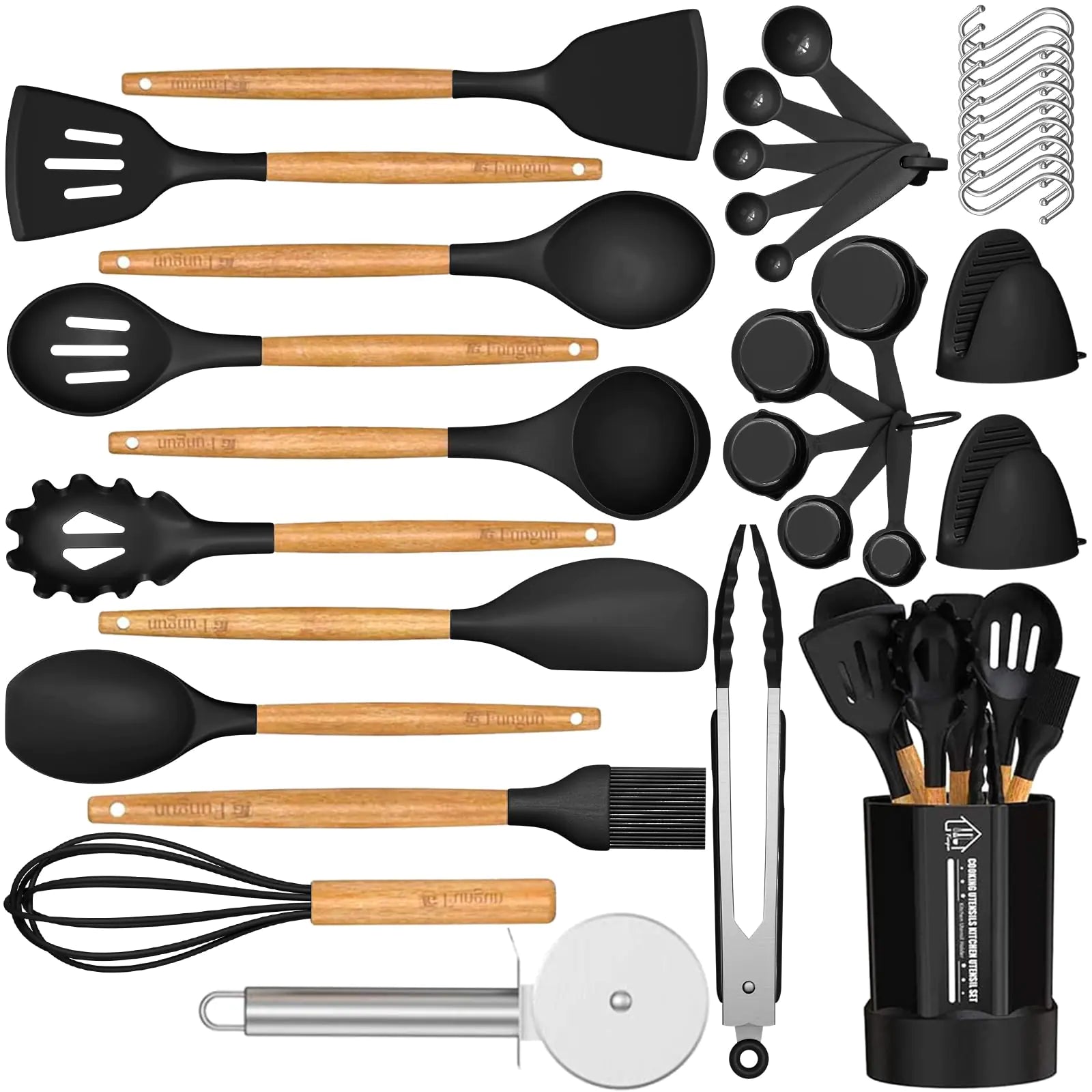 Premium Silicone Kitchen Cooking Utensil Set – 13 Pieces of Culinary Excellence